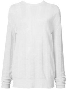 свитер свободного кроя Helmut Lang