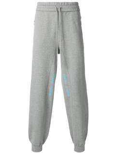 спортивные брюки с деталью в квадрат Off-White