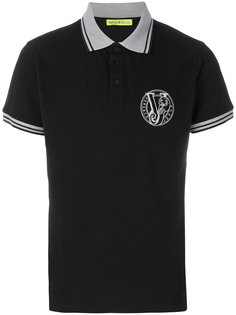 рубашка-поло с вышитым логотипом Versace Jeans