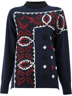 декорированный свитер Sacai