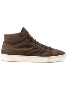 кеды на шнуровке Santoni
