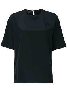 блузка с вышивкой Rochas