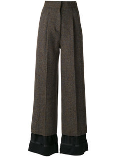 расклешенные брюки Maison Margiela