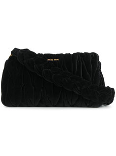 сумка на плечо с плетеным ремешком  Miu Miu