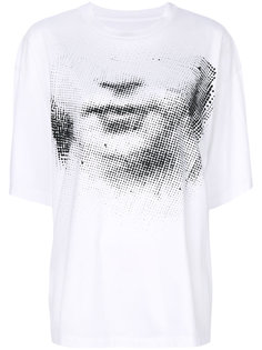 футболка с изображением лица Maison Margiela