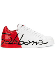 кроссовки с надписью Dolce & Gabbana