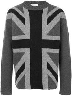свитер с британским флагом Pierre Balmain