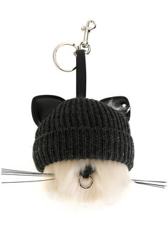 брелок для ключей в виде кошки в шапке Stella McCartney
