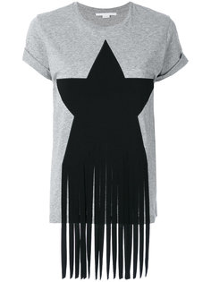 футболка со звездой и бахромой Stella McCartney