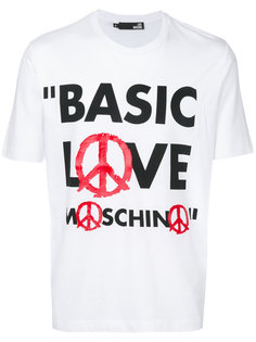 футболка Basic Love Love Moschino