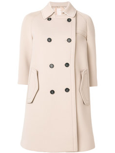 двубортное пальто с укороченными рукавами Nº21