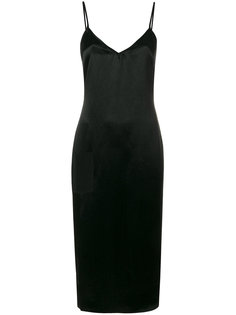 платье с разрезом сбоку и молнией сзади Versus