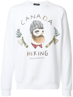 толстовка с принтом дровосека Dsquared2