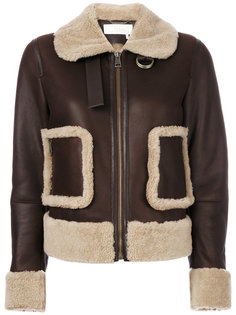 куртка с отделкой на карманах Chloé