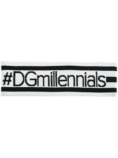 повязка на голову #DGmillennials Dolce & Gabbana