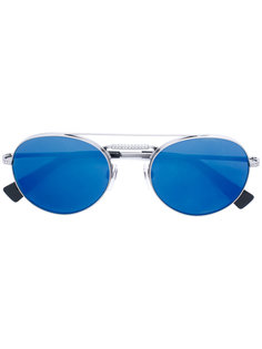 классические круглые солнцезащитные очки Valentino Eyewear