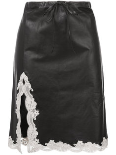 юбка с кружевной оторочкой Alexander Wang