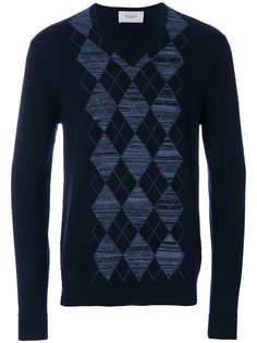 свитер с узором "аргайл" Pringle Of Scotland