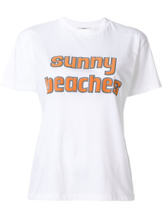 футболка Sunny Beaches Ganni