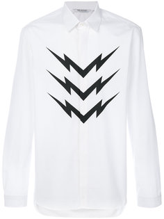 рубашка с принтом молний Neil Barrett
