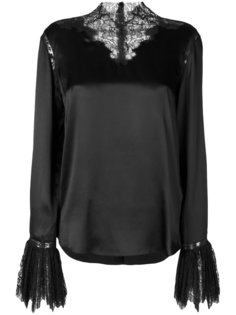 топ с кружевной отделкой Ermanno Scervino