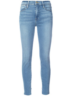укороченные джинсы супер скинни Frame Denim