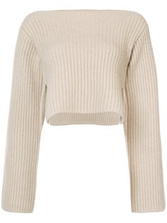 укороченный кашемировый свитер Khaite