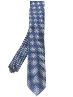 галстук с узором из кругов Giorgio Armani