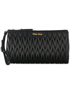 стеганый клатч Miu Miu