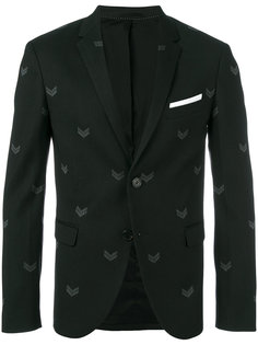 пиджак с узором "шеврон" Neil Barrett