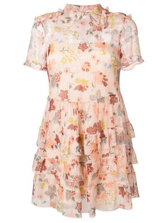платье с цветочным принтом Red Valentino