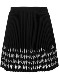 плиссированная юбка с рисунком MSGM