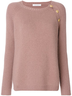 свитер с пуговицами на плече  Pierre Balmain
