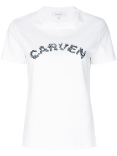 футболка с надписью Carven