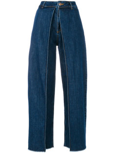 расклешенные джинсы с завышенной талией Aalto