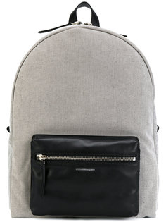 рюкзак с контрастным передним карманом Alexander McQueen