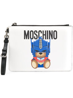 клатч с медвежонком  Moschino