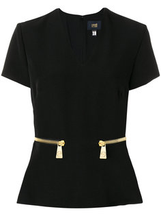 блузка с V-образным вырезом Cavalli Class