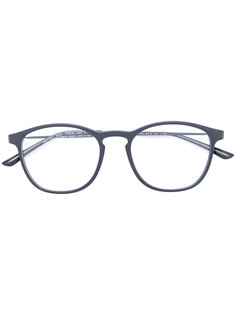классические очки в круглой оправе Giorgio Armani