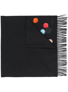 шарф с декором из помпонов Fendi