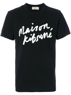 футболка с принтом-логотипом Maison Kitsuné