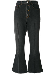укороченные расклешенные джинсы Sonia Rykiel