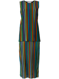 многослойное платье в полоску Dvf Diane Von Furstenberg