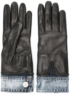 перчатки с джинсовыми элементами Dsquared2