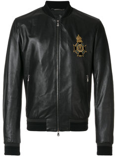куртка-бомбер  с геральдическим символом Dolce & Gabbana