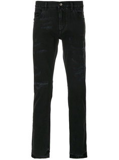 джинсы "скинни" с эффектом потертости Dolce & Gabbana