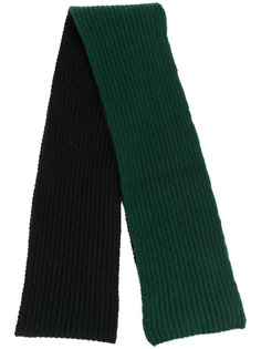 двухцветный шарф Marni