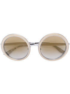 солнцезащитные очки с массивной круглой оправой Dolce & Gabbana Eyewear