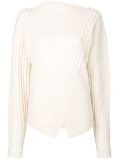 джемпер с панелями в рубчик Michel Klein