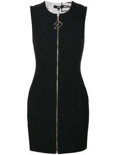 платье мини с молнией  Versus